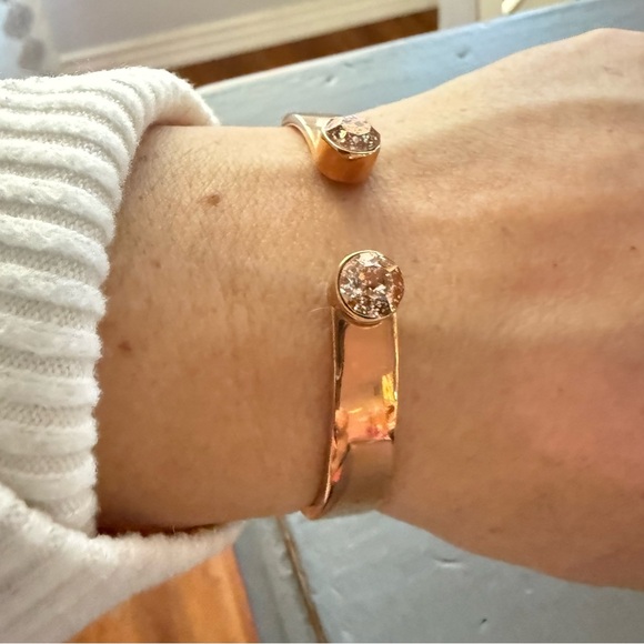 Kate Spade Rose gold Tone Hinged Bangle Bracelet - Picture 8 of 8